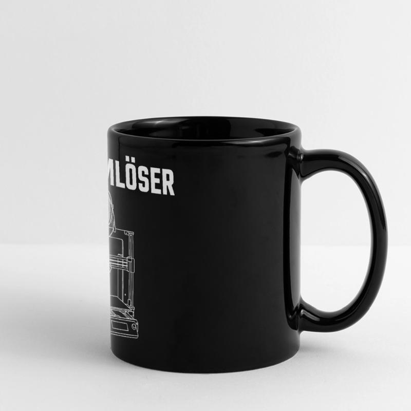 Problem Solver imprimante 3D – Conception de déclaration de créateur Mug panoramique uni