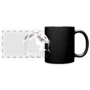 Bigfoot Gamer - Full Colour Panoramic Mug - black - Front