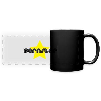 pornstar - Full Colour Panoramic Mug - black - Front