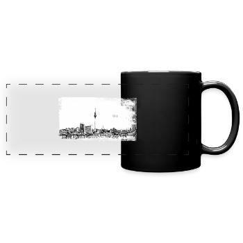 Berlin germany techno rave music party travel - Full Colour Panoramic Mug - black - Front
