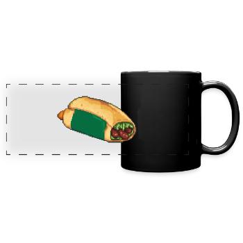 Pixel-Perfect Runza - Full Colour Panoramic Mug - black - Front