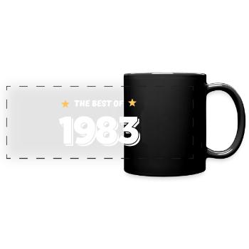 Best of 1983 - Mug panoramique uni - noir - Devant