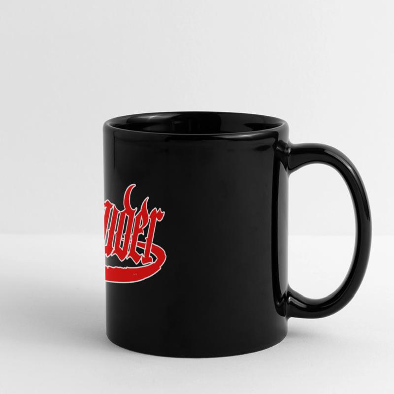 intruder hacker eindringling clan sticker computer Panorama-Tasse farbig