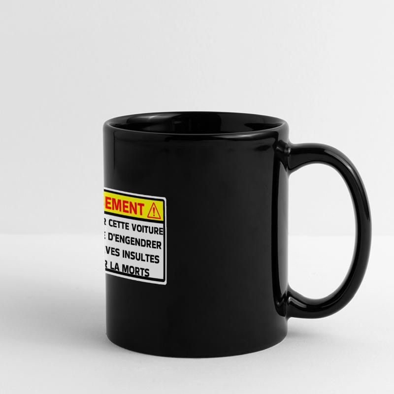 Warnung Panorama-Tasse farbig