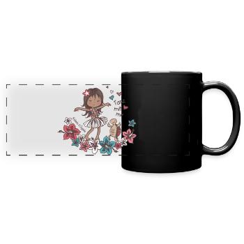 Dance with me - Full Colour Panoramic Mug - black - Front