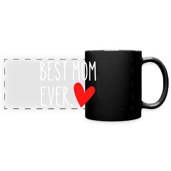 Best Mom of All Time - Full Colour Panoramic Mug - black - Front