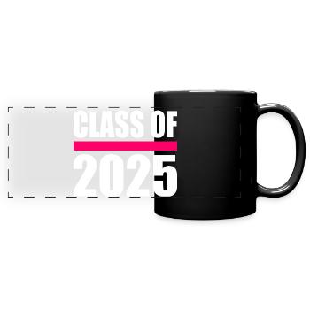 Class of 2025 - Mug panoramique uni - noir - Devant