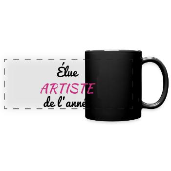 Artist / Art / Künstler / Artiste / Music / Kunst - Full Colour Panoramic Mug - black - Front