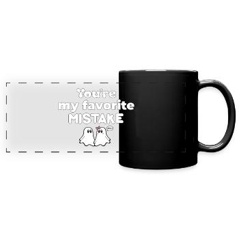T-shirts avec des phrases amusantes - Fantasmitas 10 - Mug panoramique uni - noir - Devant