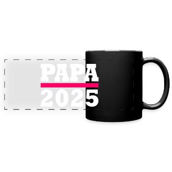 Papa 2025 - Full Colour Panoramic Mug - black - Front