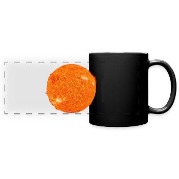 Sun - Full Colour Panoramic Mug - black - Front