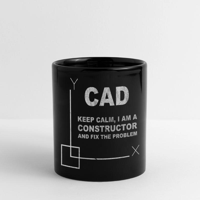 CAD Keep Calm Constructor Engineering Full Colour Panoramic Mug