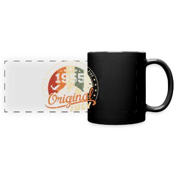 1955 Juillet 1955 Chemise Anniversaire 1955 Cadeau - Mug panoramique uni - noir - Devant