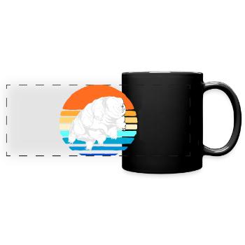 Tardigrade Tardigrade Tardigrade Water Bear - Full Colour Panoramic Mug - black - Front