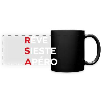Dreams Nap Aperitif rsa - Full Colour Panoramic Mug - black - Front