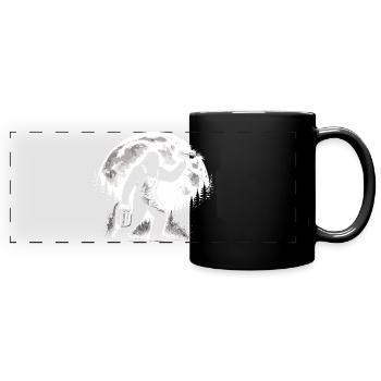 Bigfoot Maler und Lackierer - Panorama-Tasse farbig - Schwarz - Vorne