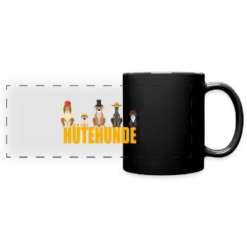 Hütehunde Schäferhunde Hütehund - Panorama-Tasse farbig - Schwarz - Vorne