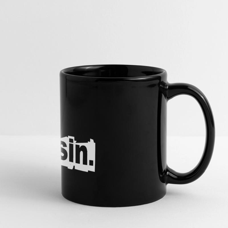 der große cousin oder cousine Panorama-Tasse farbig