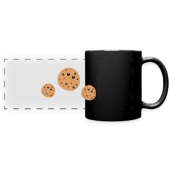 Cookies - Mug panoramique uni - noir - Devant