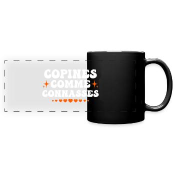 girlfriends as - Full Colour Panoramic Mug - black - Front