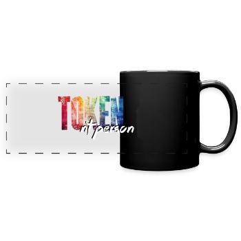 Einer ist immer neurotypisch: Die Token NT-Person! - Panorama-Tasse farbig - Schwarz - Vorne