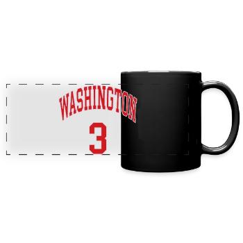 Washington 3 - Full Colour Panoramic Mug - black - Front
