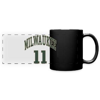 Milwaukee 11 - Panorama-Tasse farbig - Schwarz - Vorne