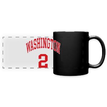 Washington 2 - Full Colour Panoramic Mug - black - Front
