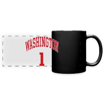 Washington 1 - Full Colour Panoramic Mug - black - Front