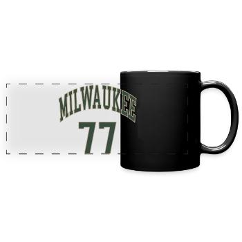 Milwaukee 77 - Panorama-Tasse farbig - Schwarz - Vorne