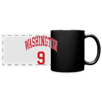 Washington 9 - Full Colour Panoramic Mug - black - Front