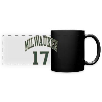 Milwaukee 17 - Panorama-Tasse farbig - Schwarz - Vorne