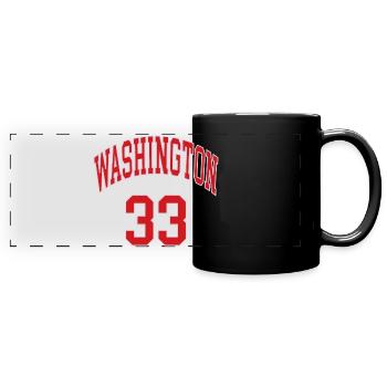 Washington 33 - Full Colour Panoramic Mug - black - Front