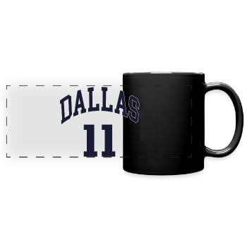 Dallas 11 - Panorama-Tasse farbig - Schwarz - Vorne