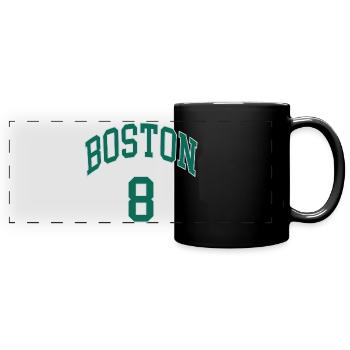 Boston 8 - Mug panoramique uni - noir - Devant