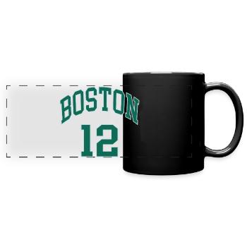 Boston 12 - Full Colour Panoramic Mug - black - Front