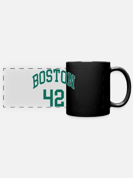 Boston 42 - Panorama-Tasse farbig - Schwarz
