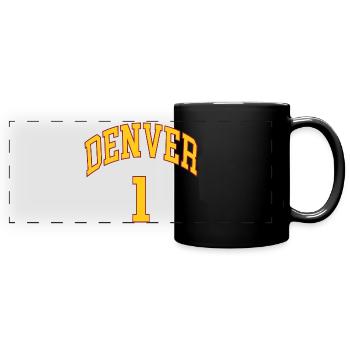 Denver 1 - Panorama-Tasse farbig - Schwarz - Vorne