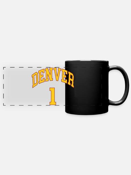 Denver 1 - Panorama-Tasse farbig - Schwarz
