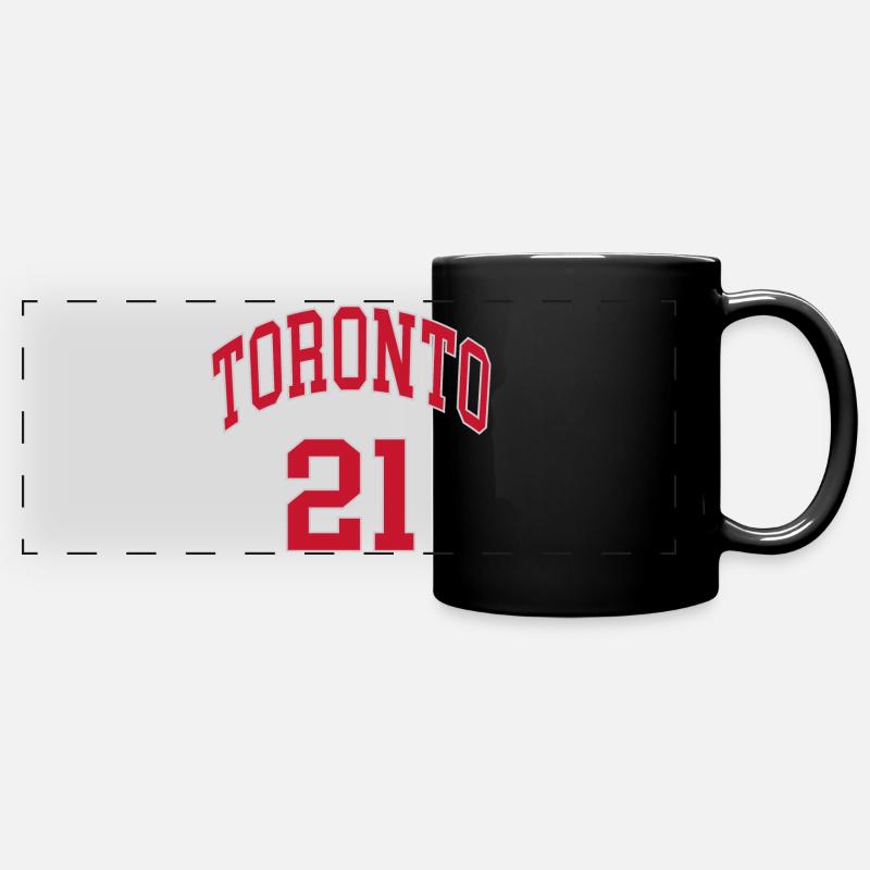 Toronto 21 - Mug panoramique uni - noir