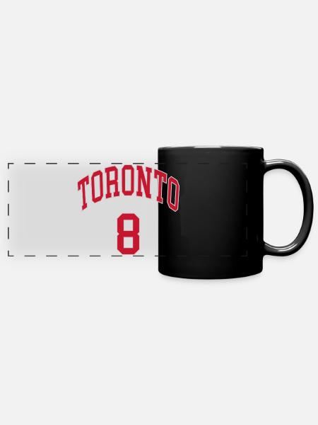Toronto 8 - Mug panoramique uni - noir