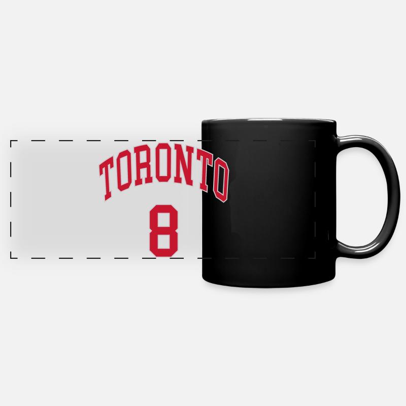 Toronto 8 - Panorama-Tasse farbig - Schwarz