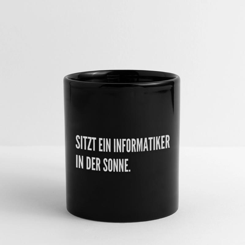 Informatiker Witz Student IT Coding Nerd Panorama-Tasse farbig