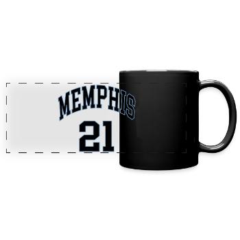 Memphis 21 - Full Colour Panoramic Mug - black - Front