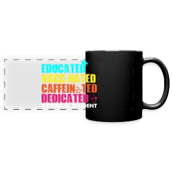 Medical Student - Full Colour Panoramic Mug - black - Front