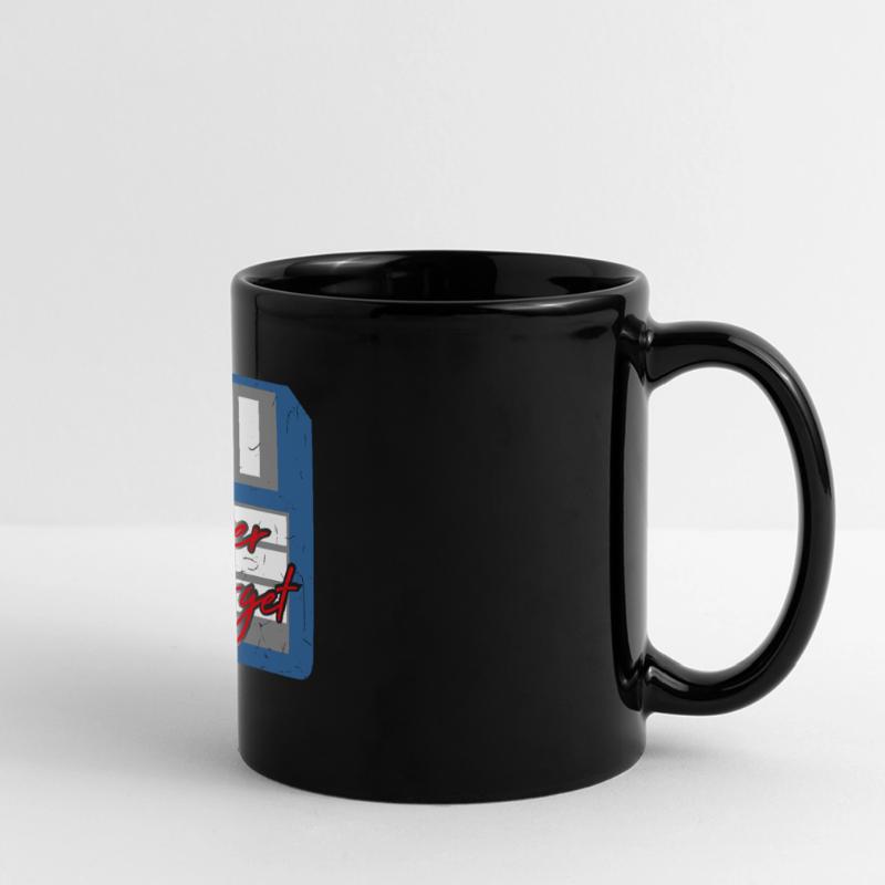 Never Forget Diskette Computer Memory PC Retro Full Colour Panoramic Mug