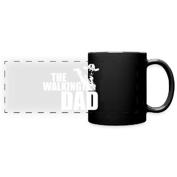 Le père de La Walking - Mug panoramique uni - noir - Devant