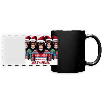 Ape Soda Season Greetings - Panorama-Tasse farbig - Schwarz - Vorne
