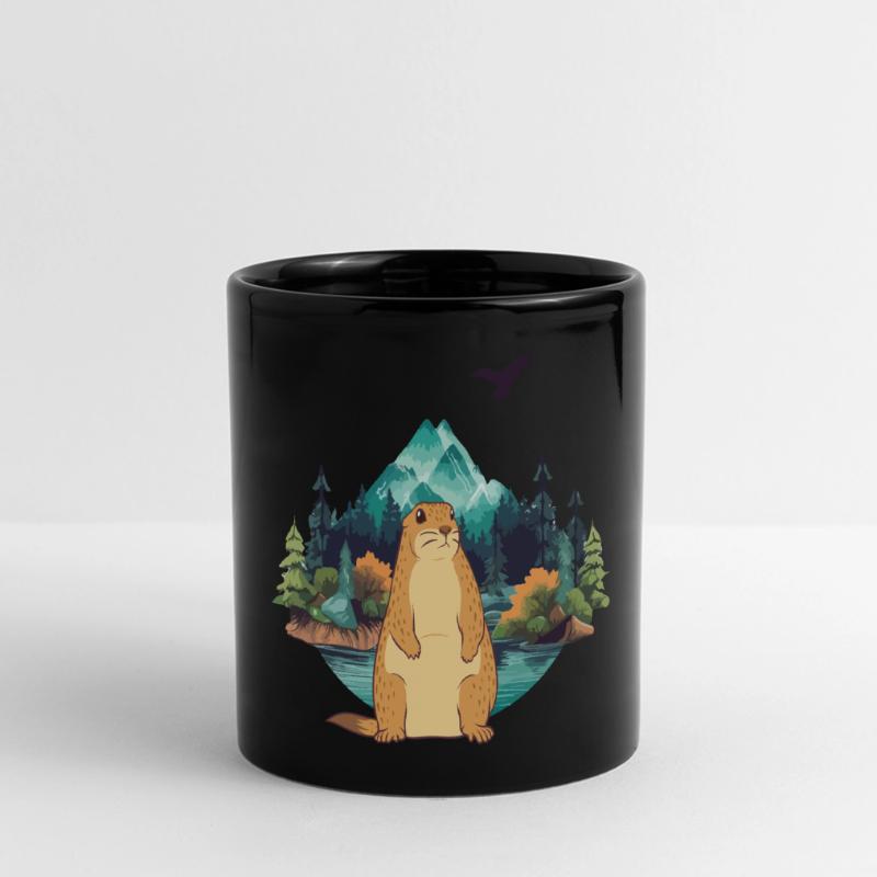 Marmotte Mug panoramique uni