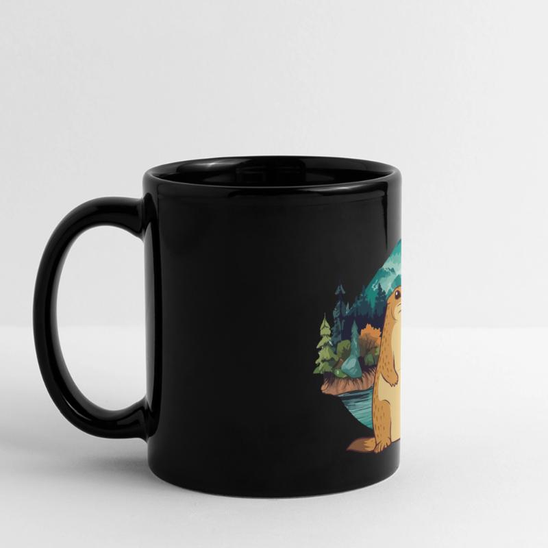 Marmotte Mug panoramique uni